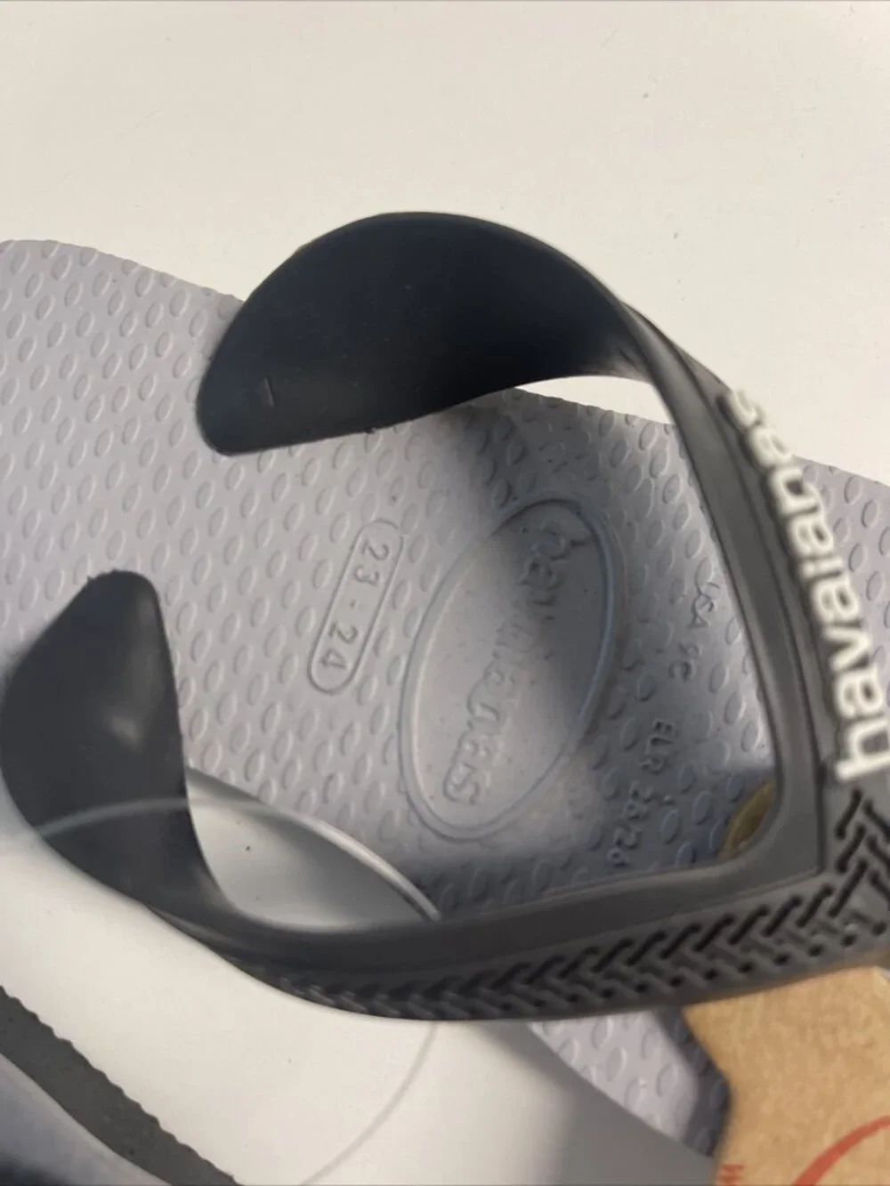 Havaianas Flip Flops Sandals Gray Baby Boy Toddlers 9c